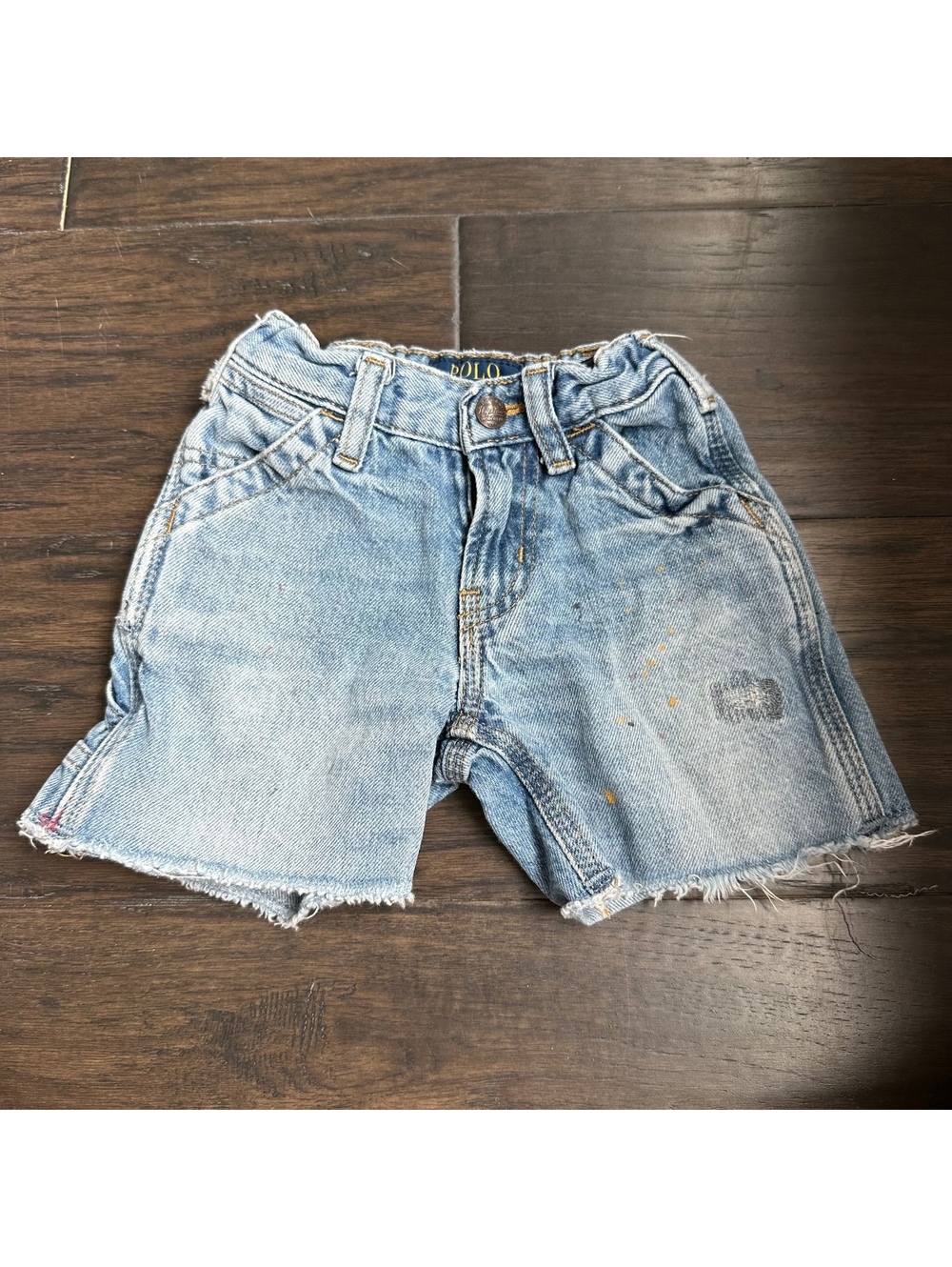 Polo Ralph Lauren Distressed Toddler Denim Shorts Size 2